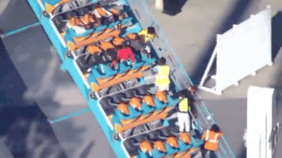 People being evacuated from Six Flags Over Georgia One dead, several injured in roller coaster incident at Georgia theme park in US