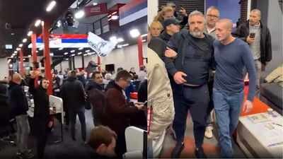 Watch: Serbia protesters storm pro-Aleksandar Vucic TV newsroom, capture editor