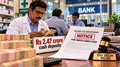 Medicine shop owner deposited Rs 2.47 crore cash, faced unexplained money tax notice; ITAT Delhi says Income Tax Dept could not counter his evidence, rules in his favour