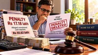 There was also a problem with the penalty order itself. Man did not file ITR, faced Rs 17.18 lakh penalty over alleged Rs 55.62 lakh unexplained cash deposits; ITAT Mumbai deletes penalty because tax officer invoked wrong provision