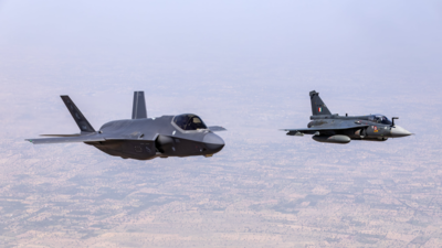 A US Air Force F-35 and an Indian Air Force Tejas fly in formation during Ex Tarang Shakti. (Image credit: IAF) Buying arms, selling independence: The strategic cost of importing weapons
