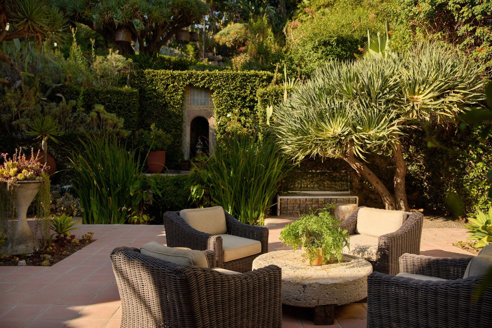 The 4,026-square-foot Los Angeles home features a pool, koi pond and panoramic city views.