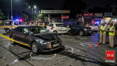 17-year-old rents Audi for Rs 16,000, crashes into 3 vehicles in Delhi,  kills pedestrian