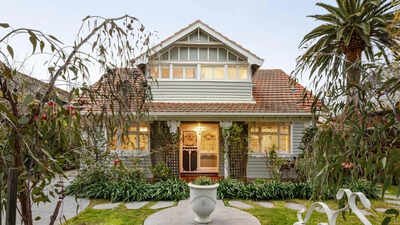 Pic credit: Jellis Craig A 1920s Arts and Crafts home in Melbourne's Alphington heads to auction for $3.4 million; the historic home comes with Kookaburra stained-glass windows and distinctive architectural features