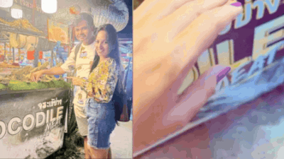 Crocodile meat bite in Thailand lands Ujjain official in hot water; video emerges