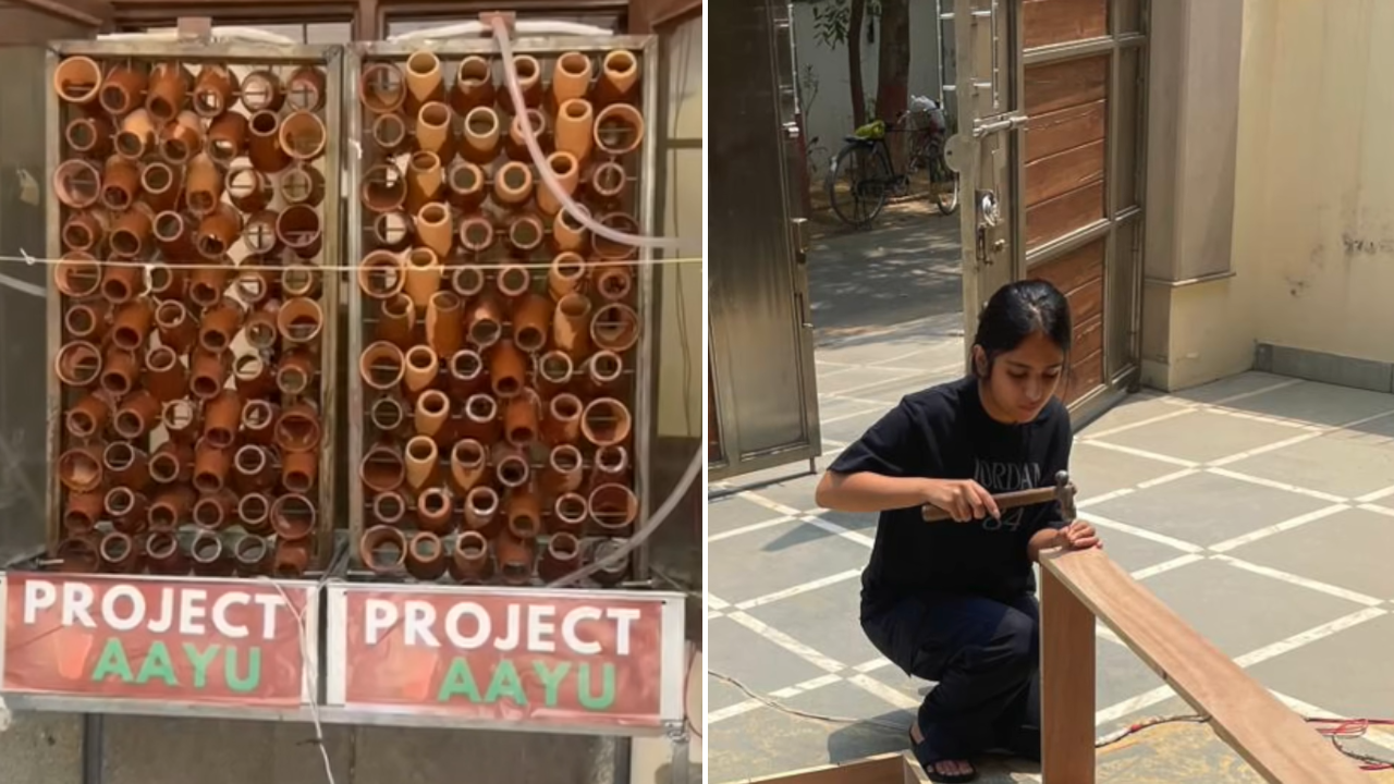 The Gurugram teen’s initiative combines low-cost cooling with terracotta waste reuse.<br>