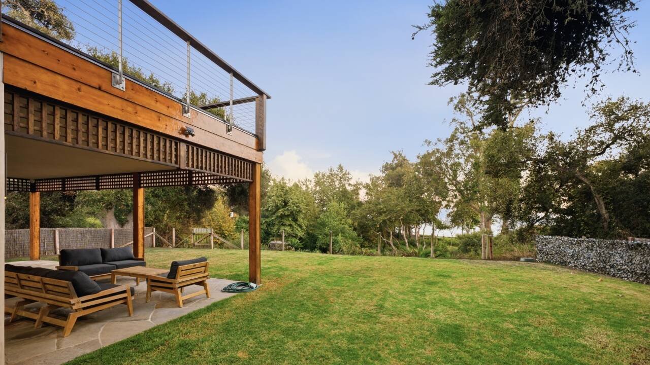 The terrace