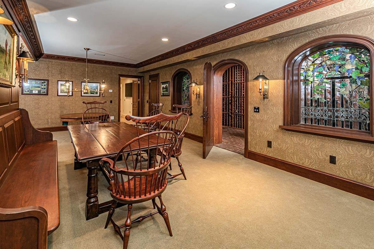 The wine cellar