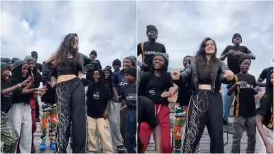 'These kids stole my heart'_ Bhagyashri Borse dances with triplets Ghetto kids for 'Operation Ganga'. 'These kids stole my heart': Bhagyashri Borse dances with triplets Ghetto kids for 'Operation Ganga' - VIDEO