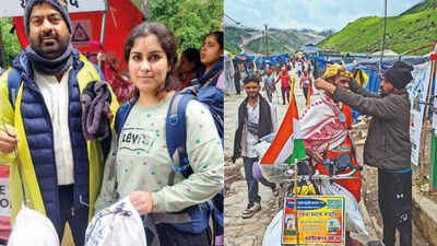 Thousands of pilgrims at Kedarnath are carrying down plastic waste voluntarily In a 1st, thousands of Kedarnath pilgrims bring back tonnes of trash from shrine