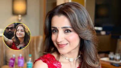 Trisha Krishnan turns heads in a red 'Astral Saree' with a floral lace blouse worth nearly Rs 2 lakh