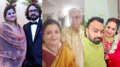 In photo: Eram & Asim; Marian Sharma and her husband; Yowanka and her husband From Catholic to Muslim, women across faiths celebrate Karwa Chauth in Lucknow