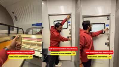 ‘Bhai ye kya design kar diya hai’: Indian traveller says Delhi–Varanasi Vande Bharat Sleeper First AC's inside look ‘will blow your mind’; route, timings and launch date revealed