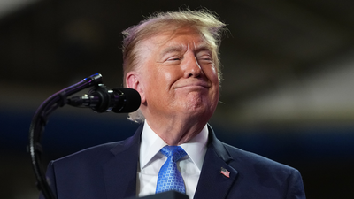 'For $250, he broke up my punchline': Trump mocks heckler, alleges Soros link - video