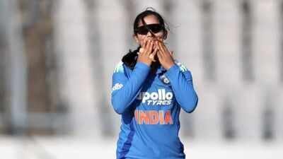 Vaishnavi Sharma (BCCI Photo) IND vs ZIM Women 3rd ODI: Vaishnavi Sharma's fifer powers India to 3-0 series sweep