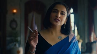 Vidya Balan in a still from Jailer 2. Vidya Balan in a still from Jailer 2.