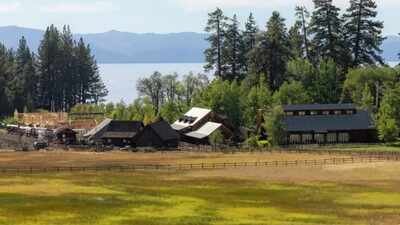 A 126-acre Shakespeare Ranch on Lake Tahoe, listed for $188 million in 2024, failed to find a buyer even after its price fell to $125 million; the owners are now preparing to offer a separate lakefront mansion for $43 million