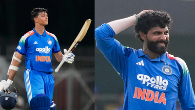 Yashasvi Jaiswal and Ravindra Jadeja (Agency Image) Ravindra Jadeja, Yashasvi Jaiswal dropped! India’s big ODI calls ahead of 2027 World Cup